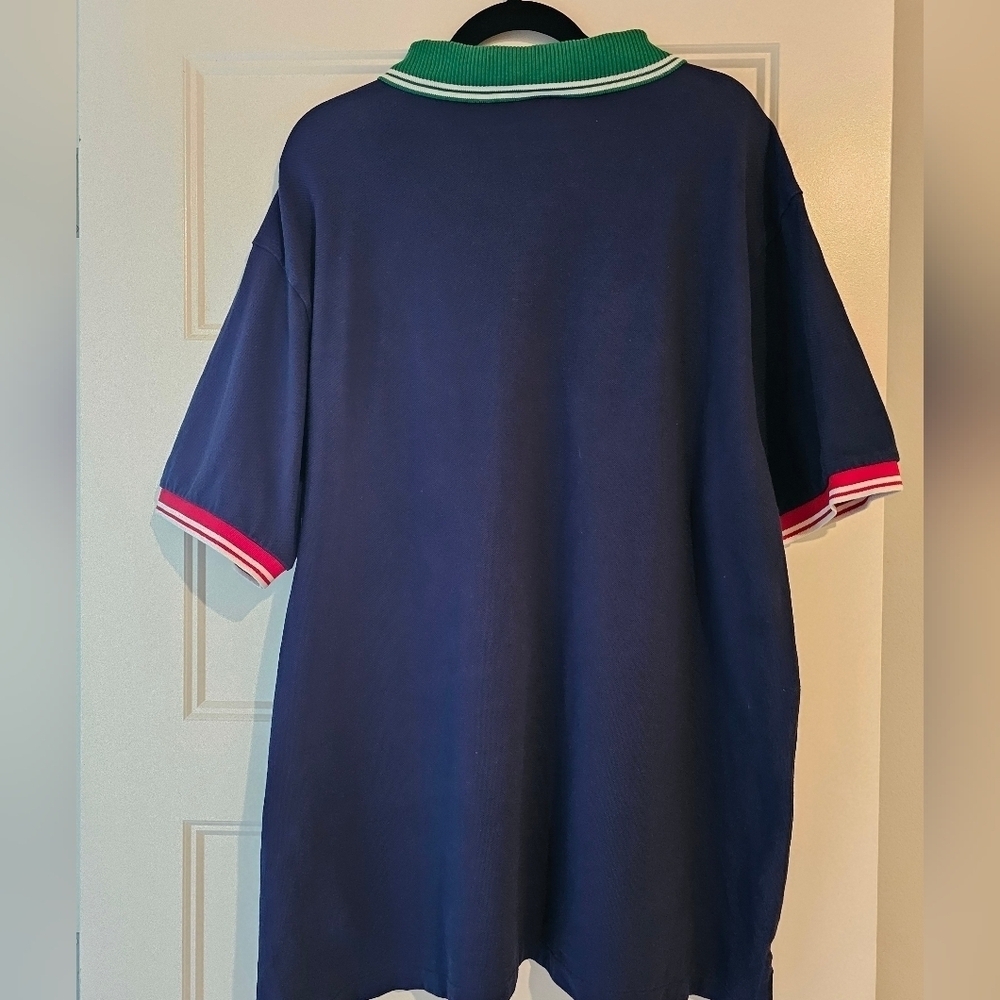 Ralph Lauren Men's Blue Bleecker Big Pony Rugby Classic Fit Polo sz 2x - Picture 3 of 5